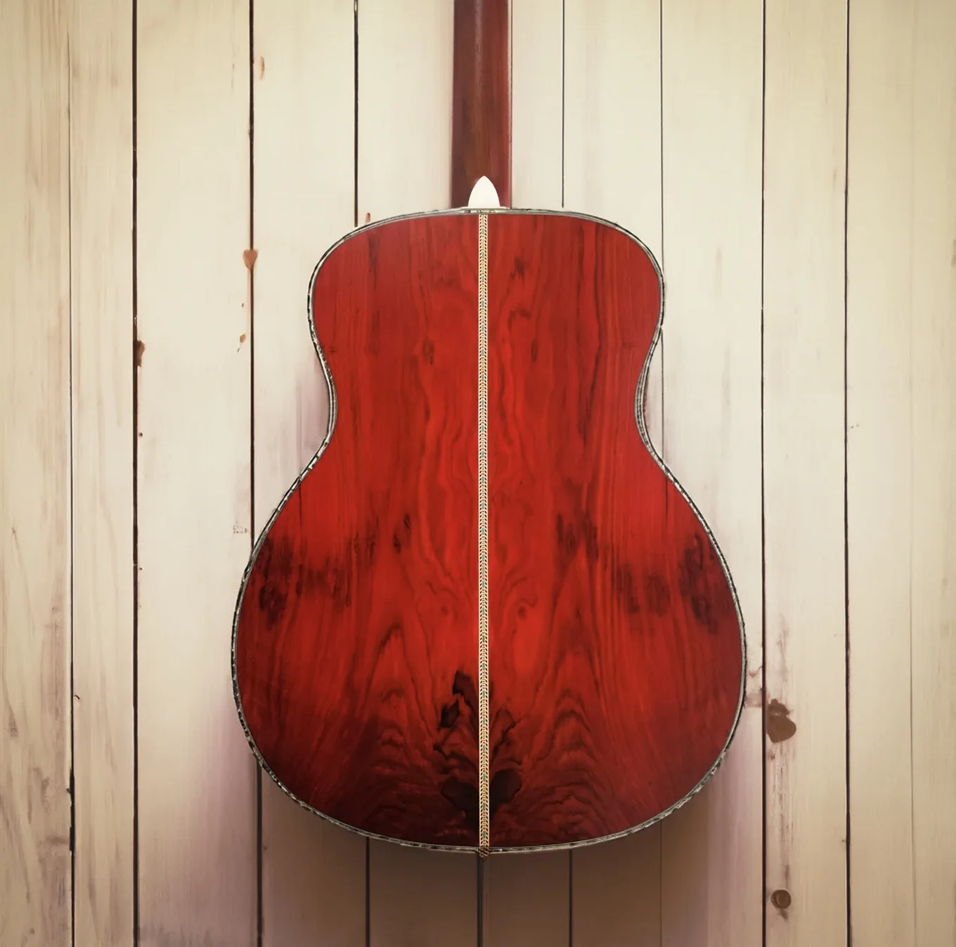 Custom Solid Cocobolo OM-45 Handmade Acoustic Guitar ALL SOLID VERSION tabacoo burst color