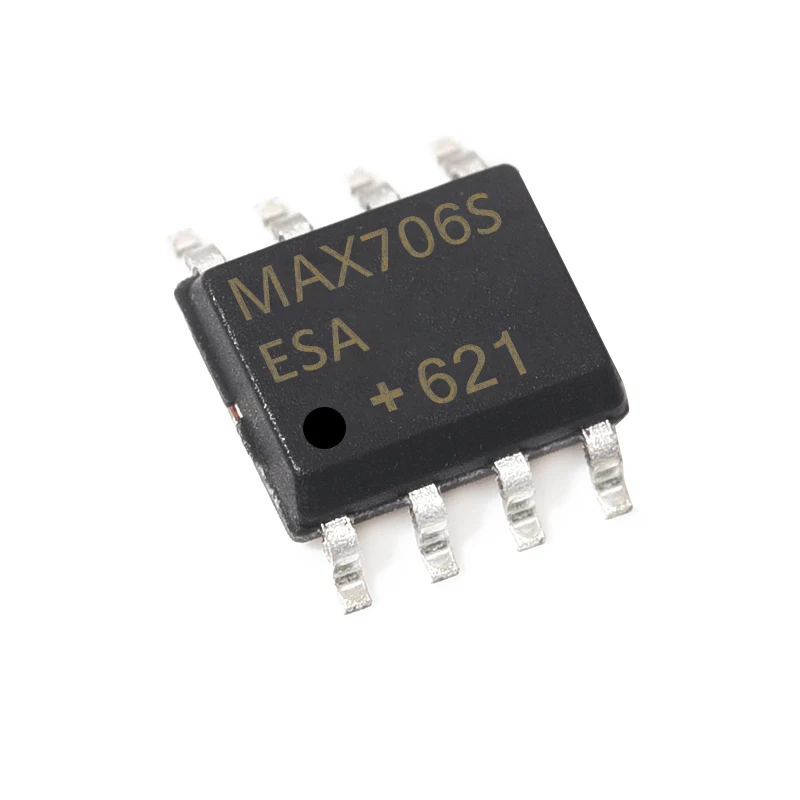 10 PCS The MAX706SESA+T silkscreen chip is packaged in the SOP-8 package of the MAX706SESA MCU supervisory circuit IC Bom list