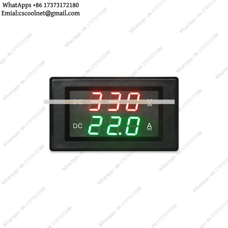 YX2 Digital Voltage Current Meter DC 0-600V 1000V Dual Display Panel Monitor Ammeter Voltmeter YB4835VA