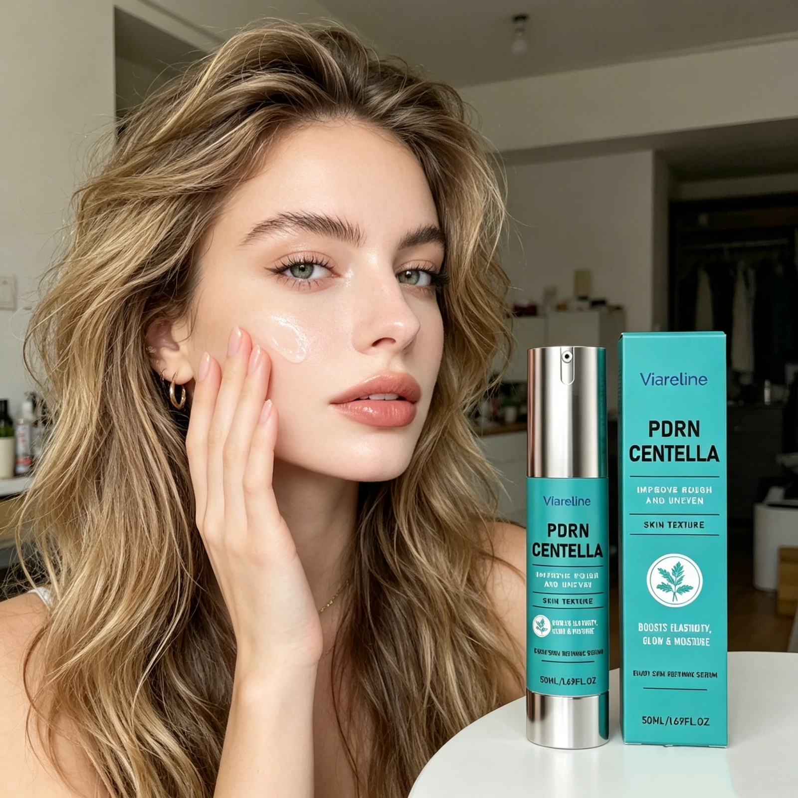 Centella Asiatica Skin Renewal Repair Essence Boosts Elasticity Brighten Glow Improve Rough Uneven Soothing Hydration Face Serum