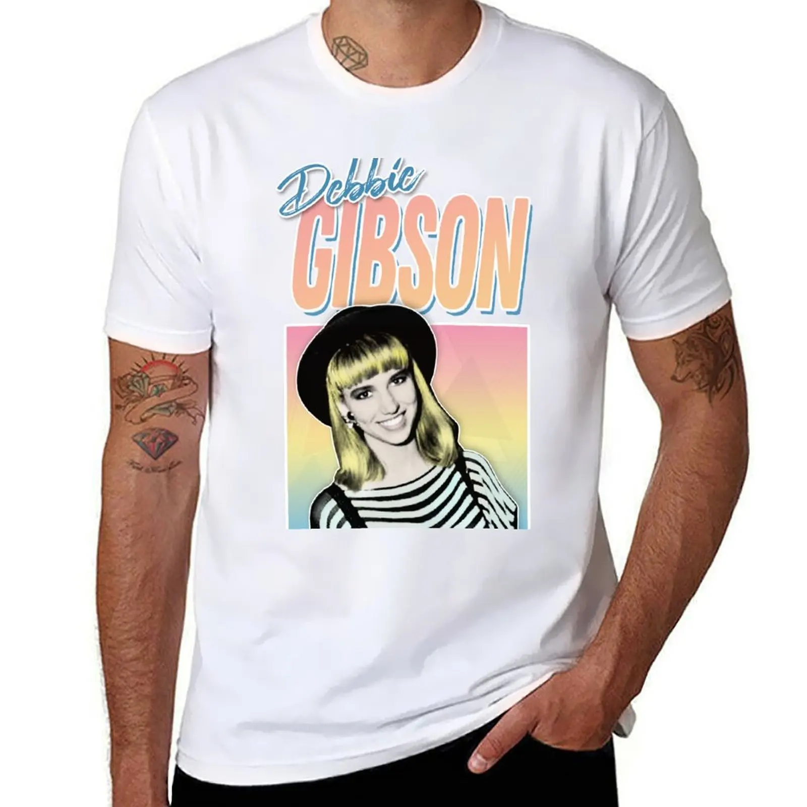 

Design T-Shirt man personalised cotton percent Styled shirt Aesthetic for Gibson shirt t 80s Debbie 100 t