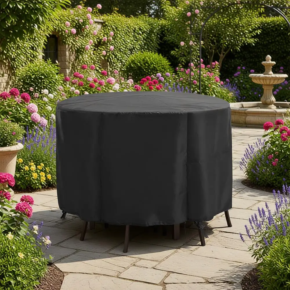 

Чехол для уличной мебели высотой 72 дюйма, водонепроницаемый чехол для секционного дивана, 72 диаметр x 43 высота