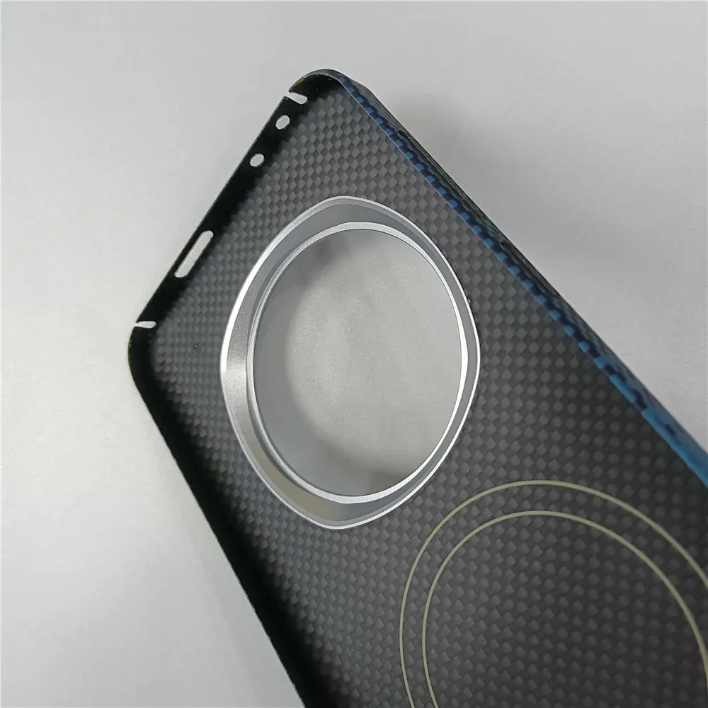 Genuine Aramid Carbon Fiber Magnetic Back Case For Honor Magic7 Pro 7 Matte Hard Cover