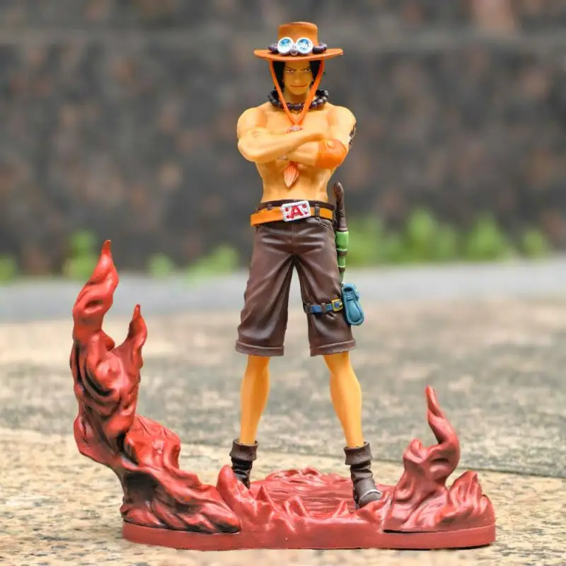 One Piece Luffy Mão Modelo para Meninos, Decoração Desktop, Brinquedo Anime, Cercando Presente Dos Desenhos Animados, Bonito, Três Irmãos, Ins