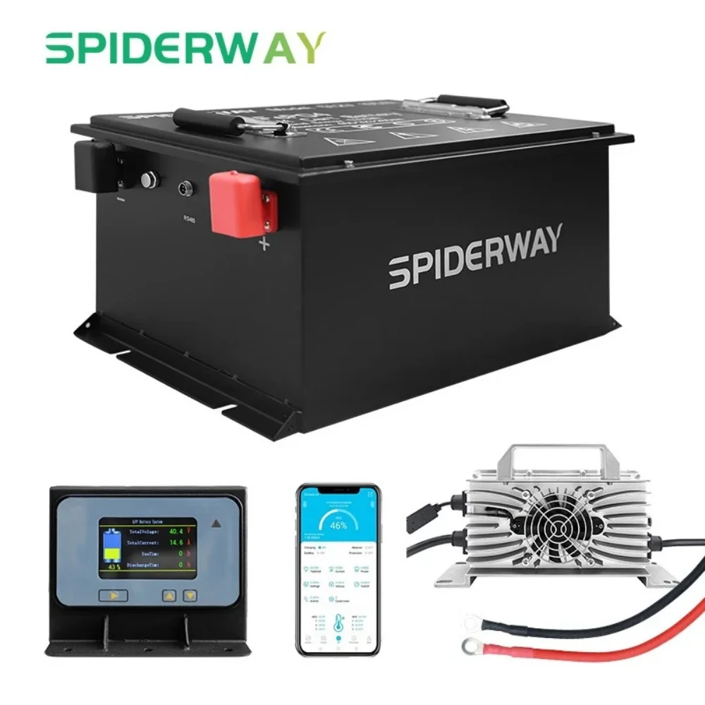 

48V 150Ah LiFePO4 Lithium Battery with Charger for Motrec MX700 Utility Vehicles + 48V 25A Charge
