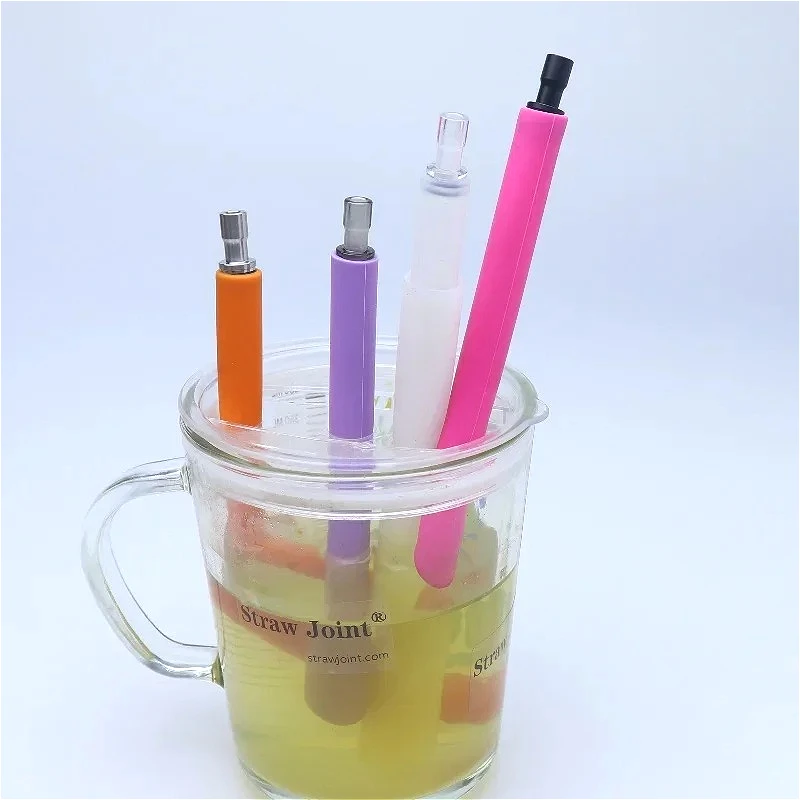 1 قطعة 510 فوهة بالتنقيط دبلومات مسطحة من الفولاذ المقاوم للصدأ وصلة قش بلاستيكية