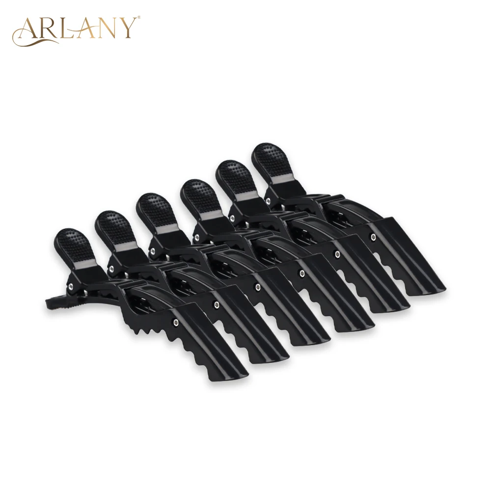 Cabelo Jacaré Seção Clips, Pro Cabeleireiro, Styling Clip, Salão, Barbeiro, Acessórios De Beleza, Ferramenta De Extensão Do Cabelo, 6 pcs