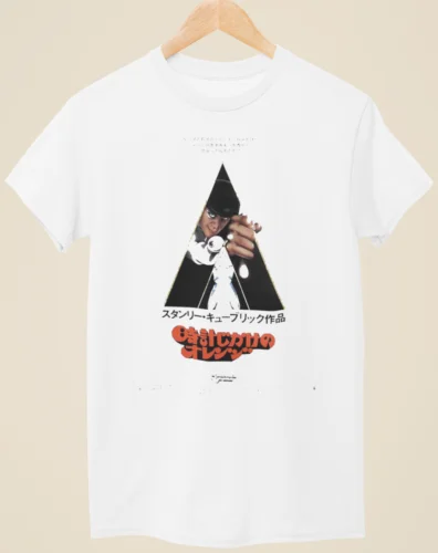 A Clockwork Orange - Japanese Movie Poster Inspired Unisex White T-Shirt