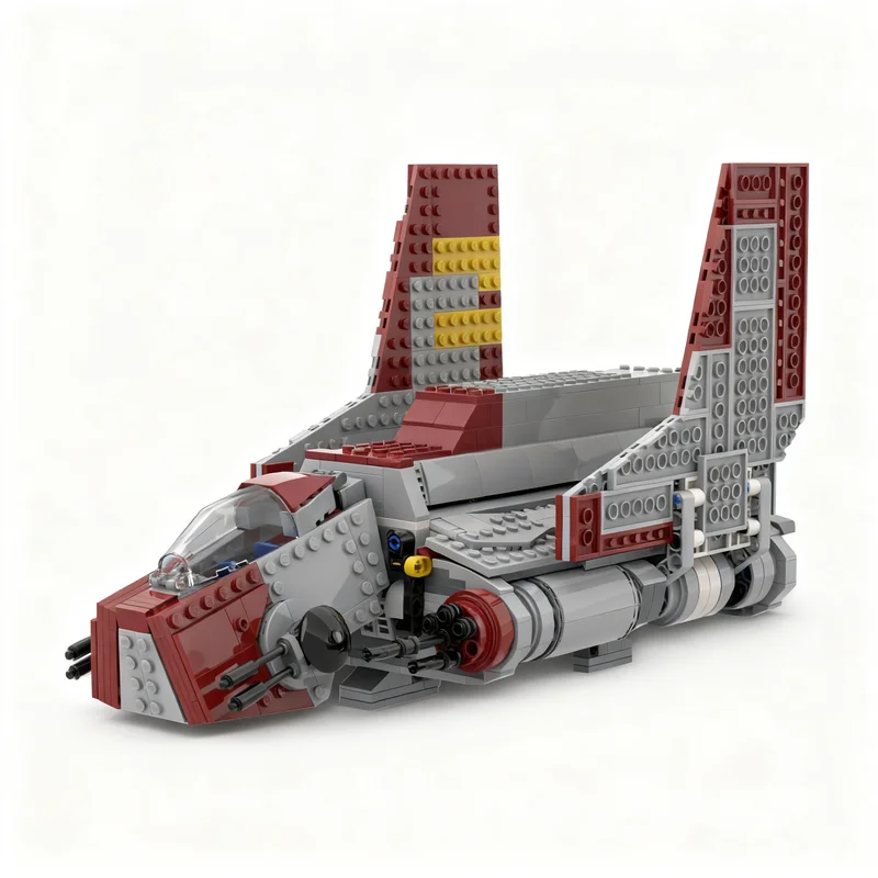 967pcs MOC Rho Class Shuttle Star Battle Model Building Blocks Assemble DIY Collection Craft Creative Display Education 3D Idea