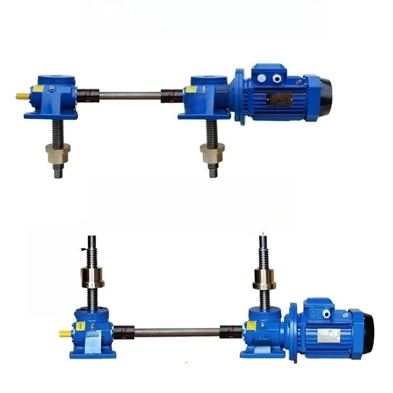 

Electric screw lift Two linkage and multiple linkage synchronous hand-cranked electric screw reduction lift