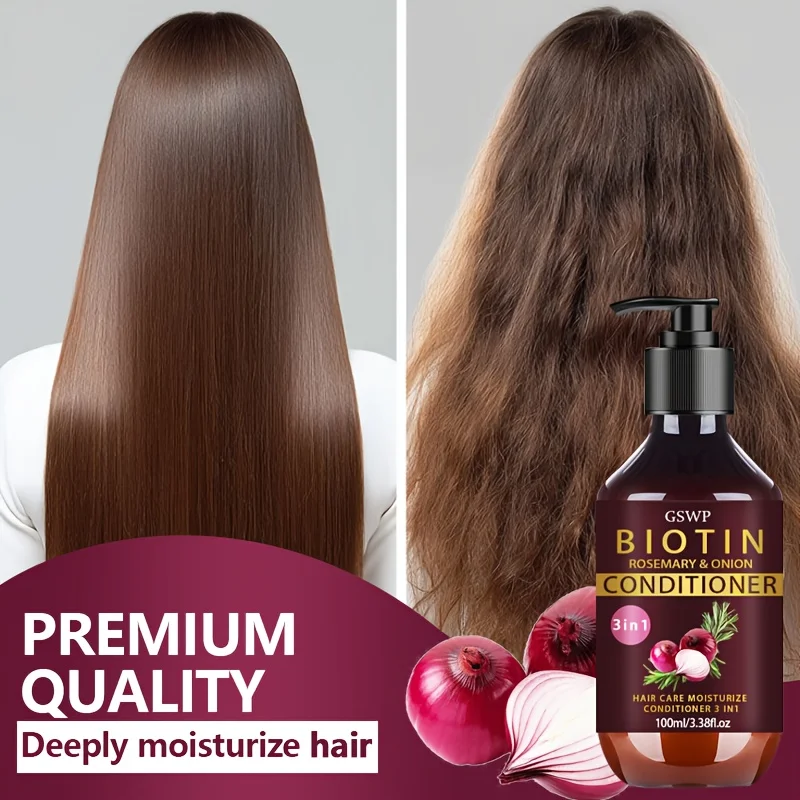GSWP 3-in-1 Conditioner,  Deeply Nourishing, Hydrating Volumizing, Lightweight,  Smooth Smoothes, Reduces Frizz.100/200ml