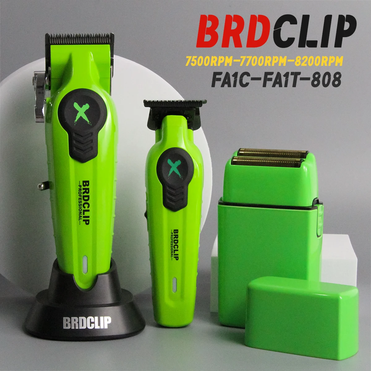 

Новая профессиональная BRDCLIP FA1C FA1T 808 7500 об/мин, парикмахерская машинка для стрижки волос, электробритва, триммер, машина для отделки волос, основание лезвия DLC