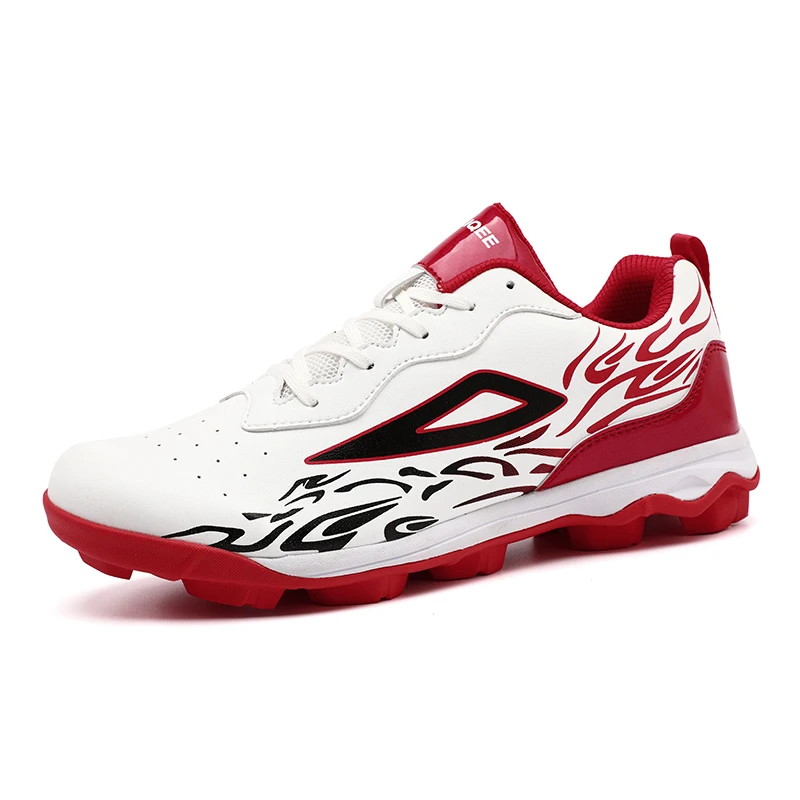 Men's Youth Lightweight Baseball Cleats Breathable Anti-Slip Spikes Sneakers for Outdoor Training And Competition