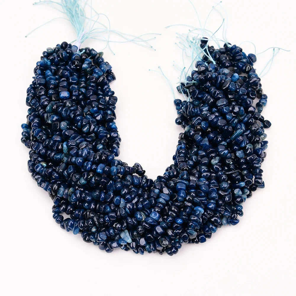 

3 Strands Natral Blue Apatite Stone Freeform Nugget Chips Loose Beads Gems Stone Strand 15.5'' Jewelry Making DIY