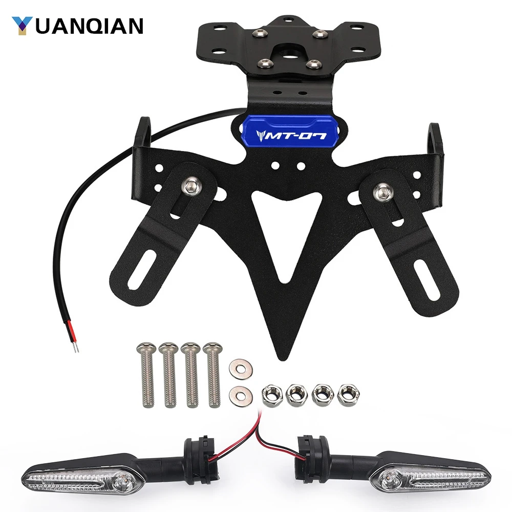 

MT-07 2025 2026 Tail Tidy Fender Eliminator Bracket License Plate Holder For Yamaha MT 07 2013-2024 MT07 Motorcycles Accessories