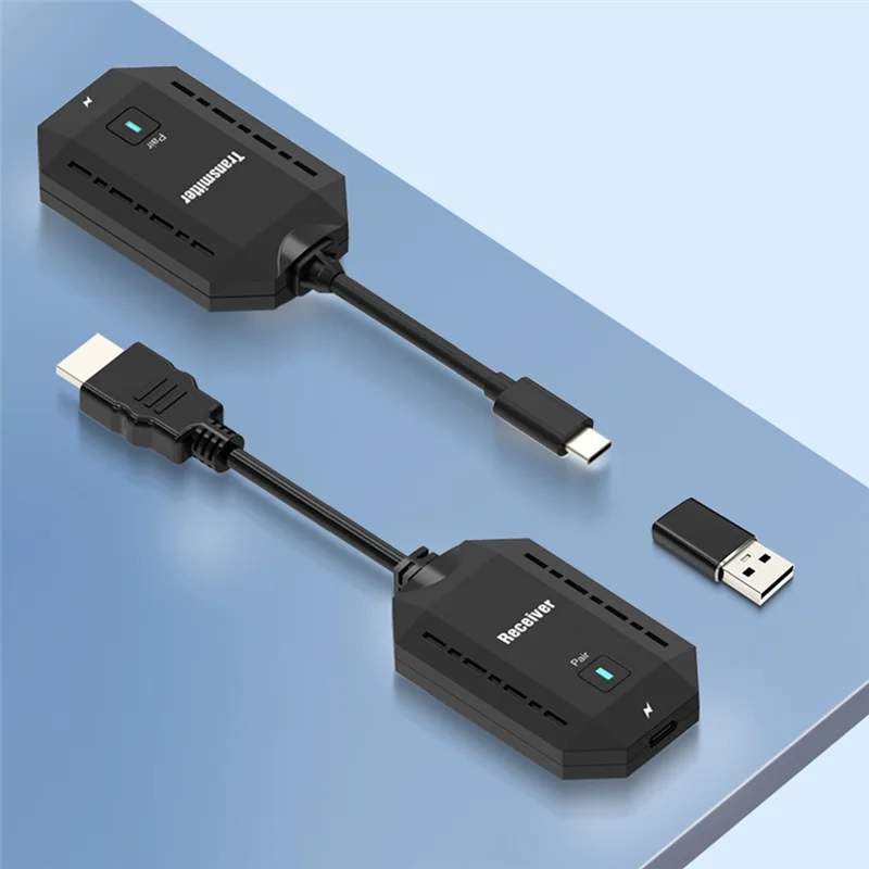 Y43A-จอแสดงผลอะแดปเตอร์ Dongle 5G 4K 1080P Wireless HD Video Transmitter Receiver Extender สําหรับโทรศัพท์ TV Monitor โปรเจคเตอร์