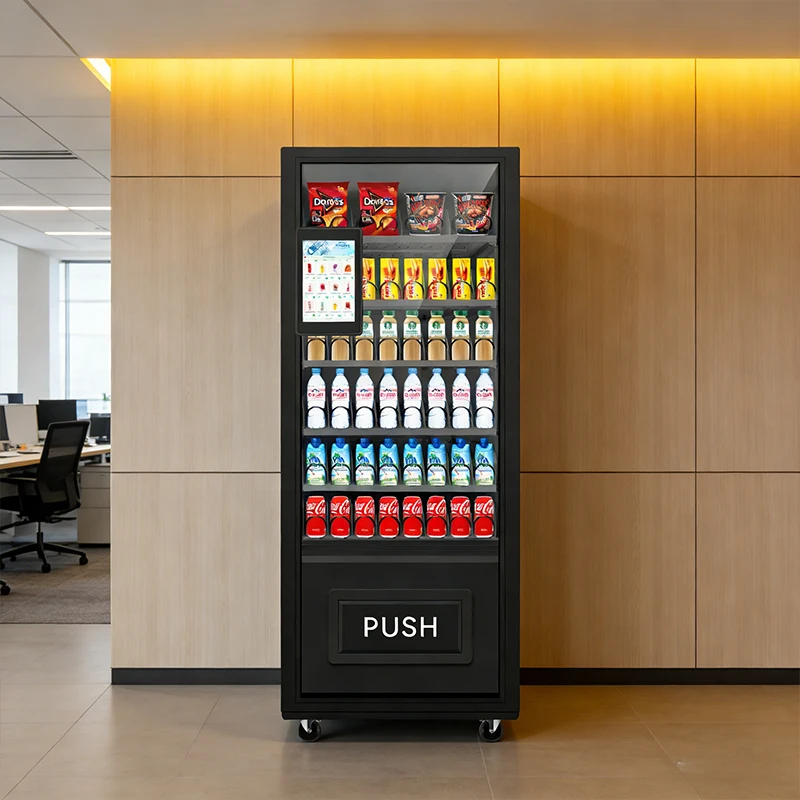 Distributore Automatico Commerciale Intelligente per Alimenti, Bevande e Snack - Chiosco Self-Service per la Vendita al Dettaglio