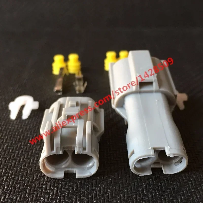 1 Pcs SWP male female housing fog lamp 2 Pin auto connector for Ford VW AUDI 7222-1424-40 7123-1424-40