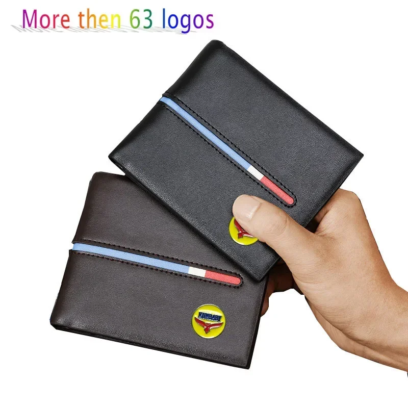 

10 Pcs/lot Top PU Leather Black With Car Document Bag Wallet Card Package For All Cars