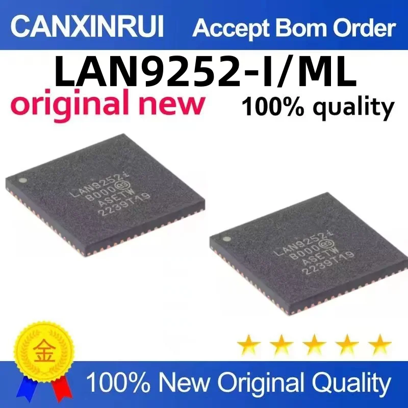 LAN9252-I/ML LAN9252I QFN64 Ethernet controller IC Transceiver IC