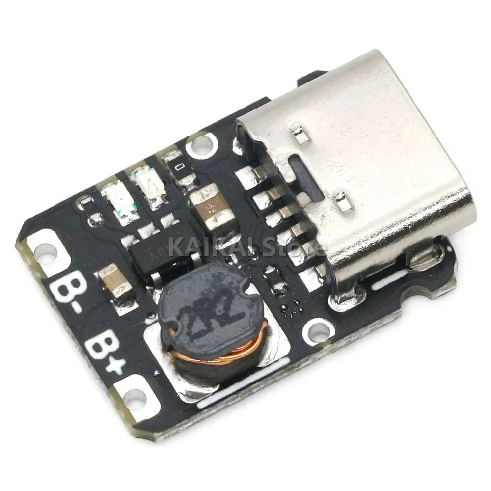 Mini lithium battery charging module with 5V output boost 18650 type-C with protection