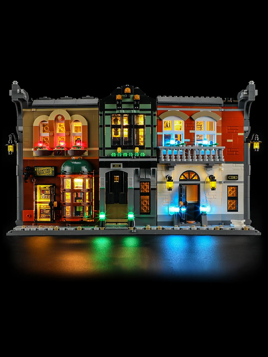 

(Only LED Light No Bricks) 10351 Sherlocks Holmes: Book Nook Ideas (Not Include Building Blocks Kits Sets Model)