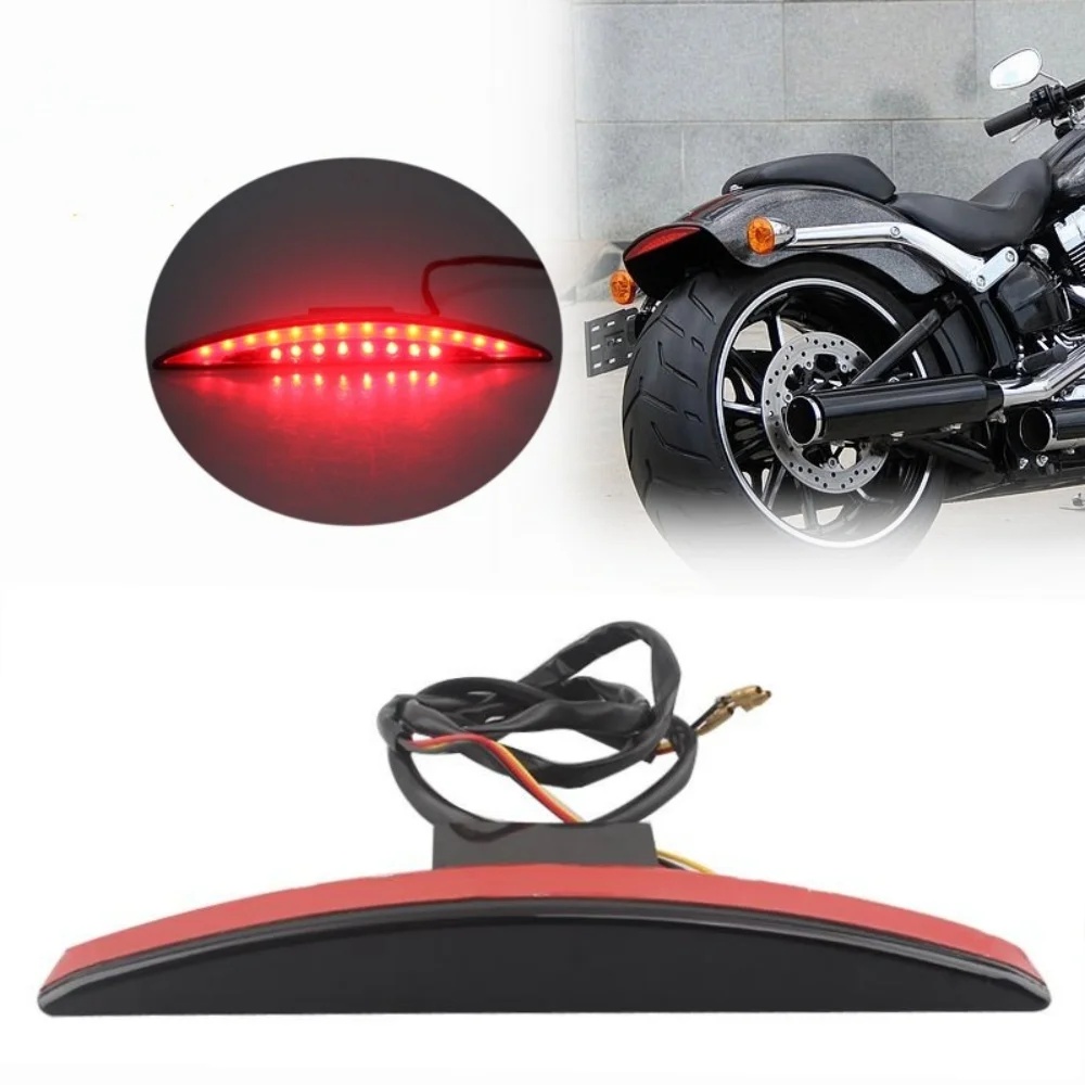 

Motorcycle Lights Rear Fender Edge LED Brake Tail light Red Run Lamp For Harley Softail Breakout FXSB CVO FXSBSE FXSE 2013-2017