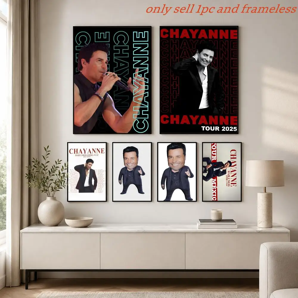 Latin pop Music C-Chayanne Poster Posters Sticky HD Quality Poster Wall Art Painting Study Wall De