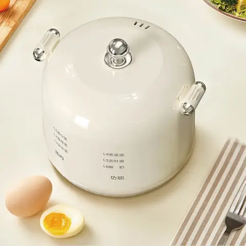 지능형 계란 보일러 주방 조식 기계, 24 시간 예약 다기능 전기 스티머, 자동 전원 차단 220V, 300W