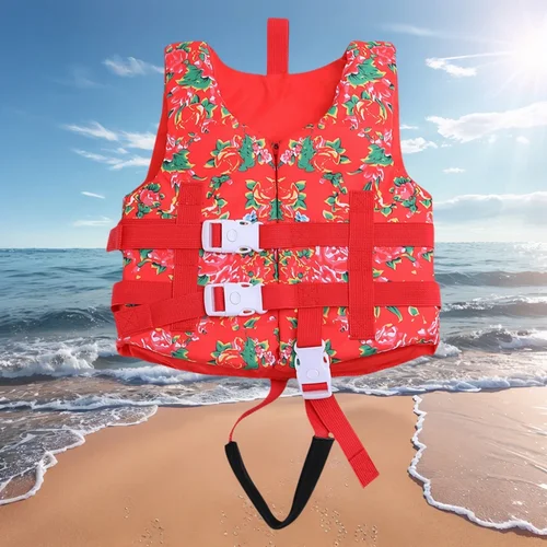 Imagen 2 del producto Chaleco salvavidas para deportes acuáticos con cerradura segura y cremallera, chaleco salvavidas de seguridad resistente al desgaste, chaqueta eléctrica flotante, accesorios para piscina