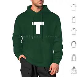 Letter T Chipmunk Halloween Costume Green Hoodie cotton Long Sleeve Cheap Easy Diy Halloween Group Family Matching Costume