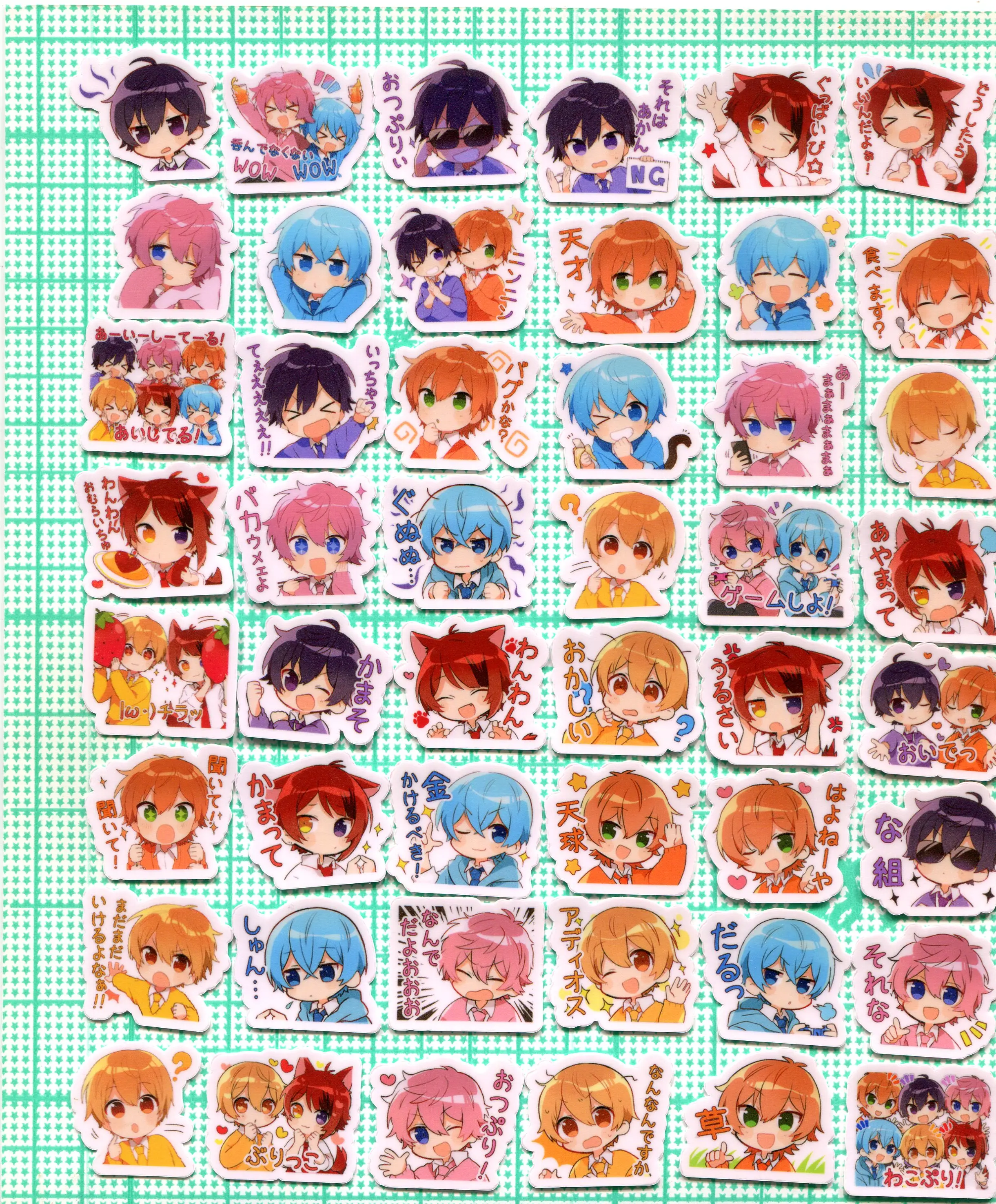 딸기 학교 축제 DIY 스티커 Z 1515, 48 개