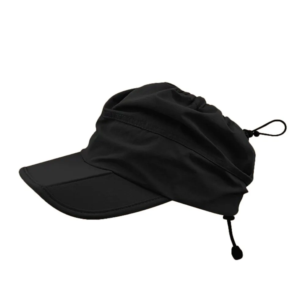 

Polyester Sunproof Empty Top Hat UV Protection Foldable Outdoor Quick Drying Hat Waterproof Breathable Sports Men's Cap