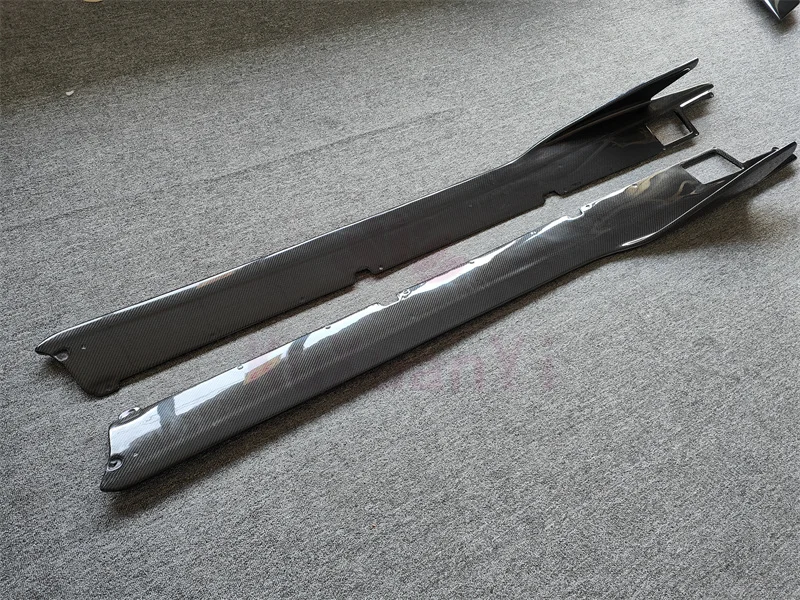 LP700 Side Skirt RZ Style Carbon Fiber Side Skirt Body Kit for Lamborghini Aventador Extended Edition