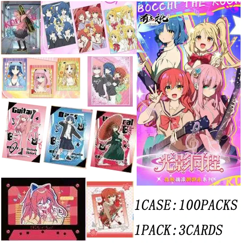 

Wholesale Bocchi The Rock Scratch-Off Cards 299 Art Collection Limited Edition Anime Gift Set Musical Series For Fans