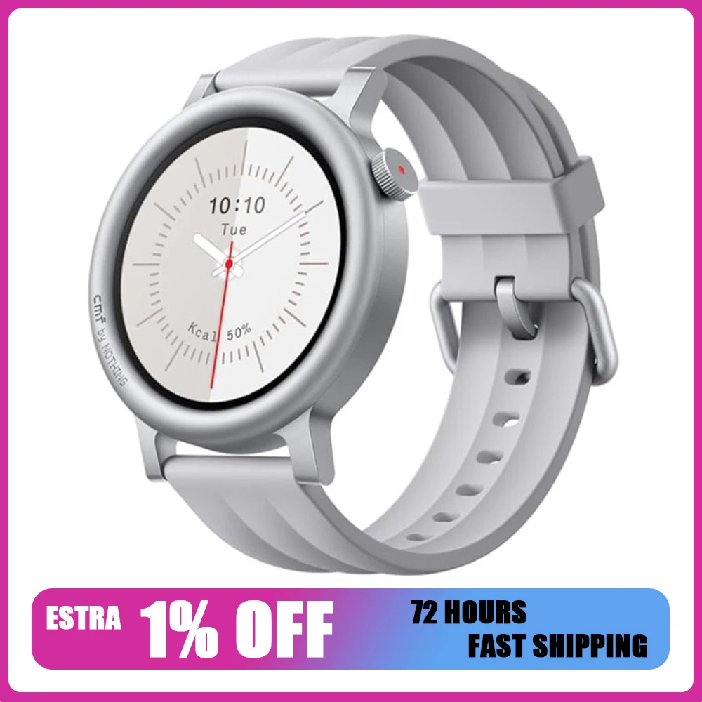 CMF by Nothing Watch 3 Pro 1.43"AMOLED Screen Dual-Band GPS Bluetooth Call Blood Oxygen Monitor 131 Sports Modes Smartwatch