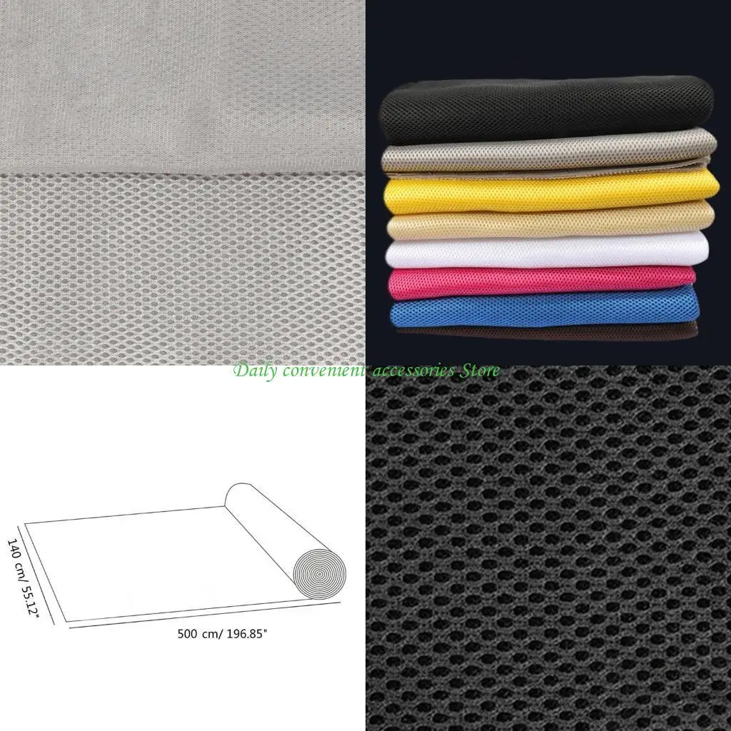 

97QB Speaker Grill Cloth Stereo Grill Mesh Fabric Stage Speaker Mesh Cloth Black