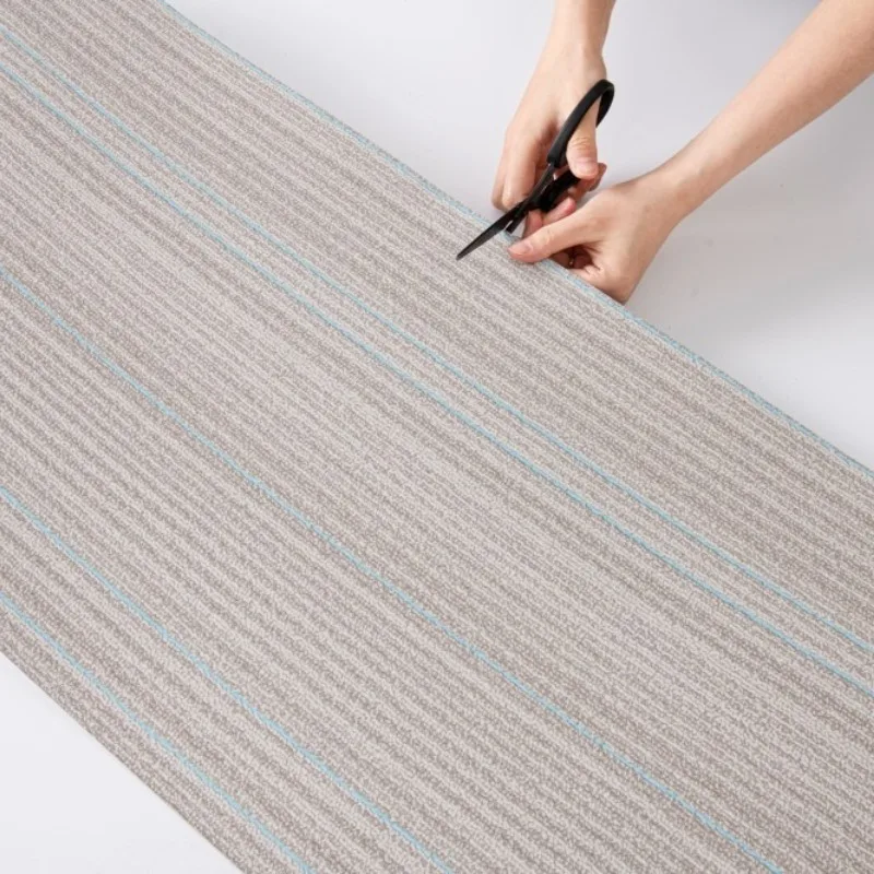 Retro Stripes PVC Self-adhesive Wall Sticker Floor Sticker Easy To Install Clean Suitable For Office Hotel Apartment Decor