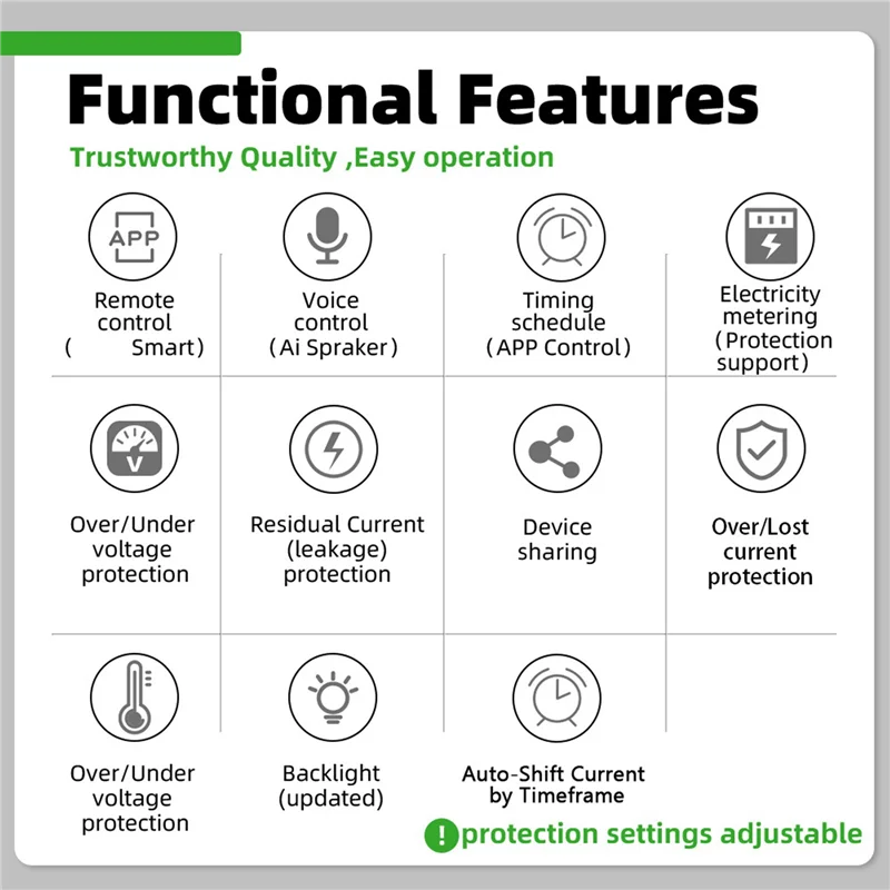 【اشعر الفرق 】2X جديد WTDZW-63A/N قاطع الدائرة الكهروضوئية الذكية Tuya 220 فولت الجهد الحالي حماية التسرب Mcb التلقائي Swi
