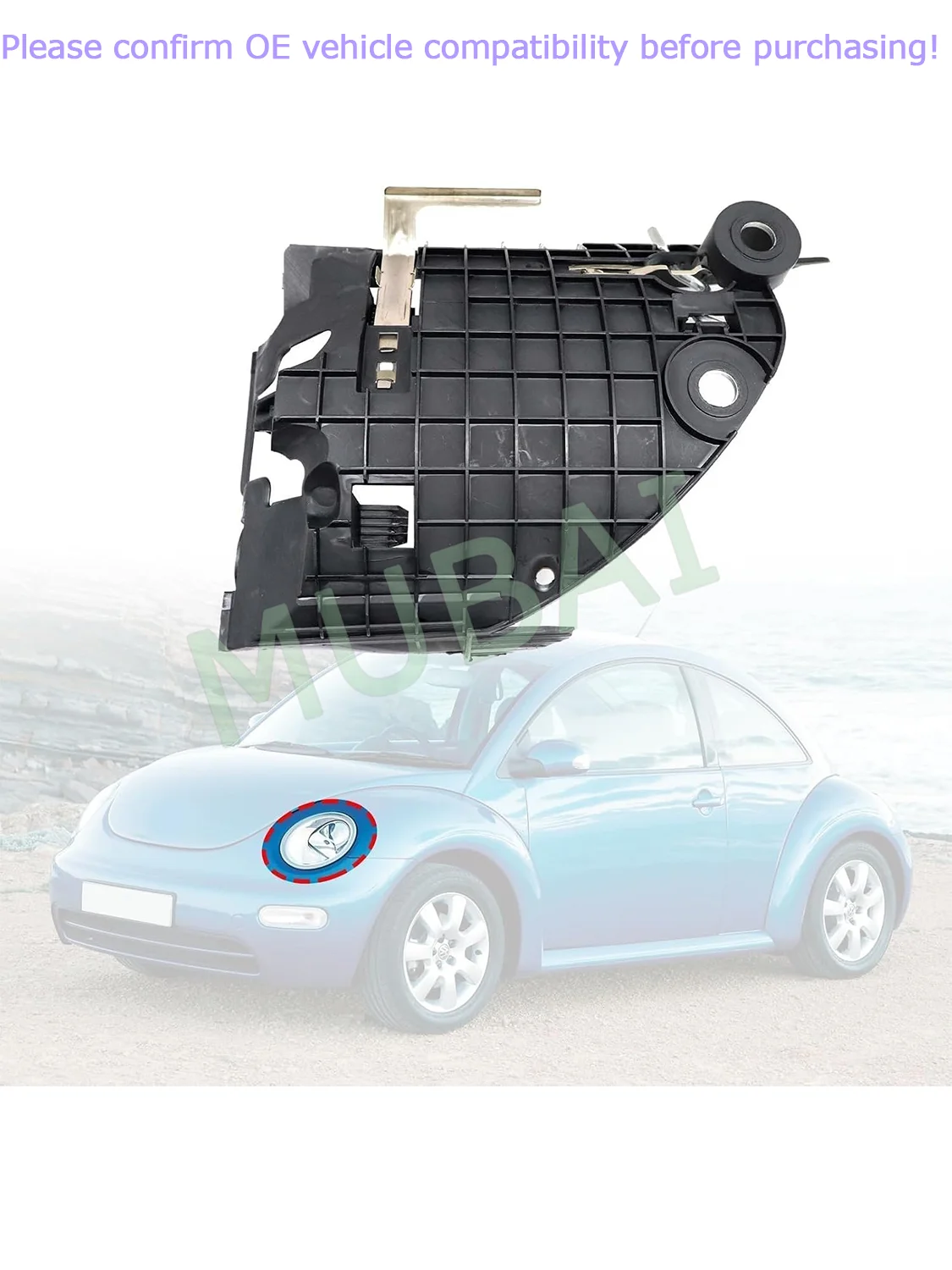 Headlight Mounting Bracket for Volkswagen Beetle 2006-2010 2.0L/2.5L Engine OE # 1C0941053 1C0-941-053 ,1C0941053,1C0-941-054