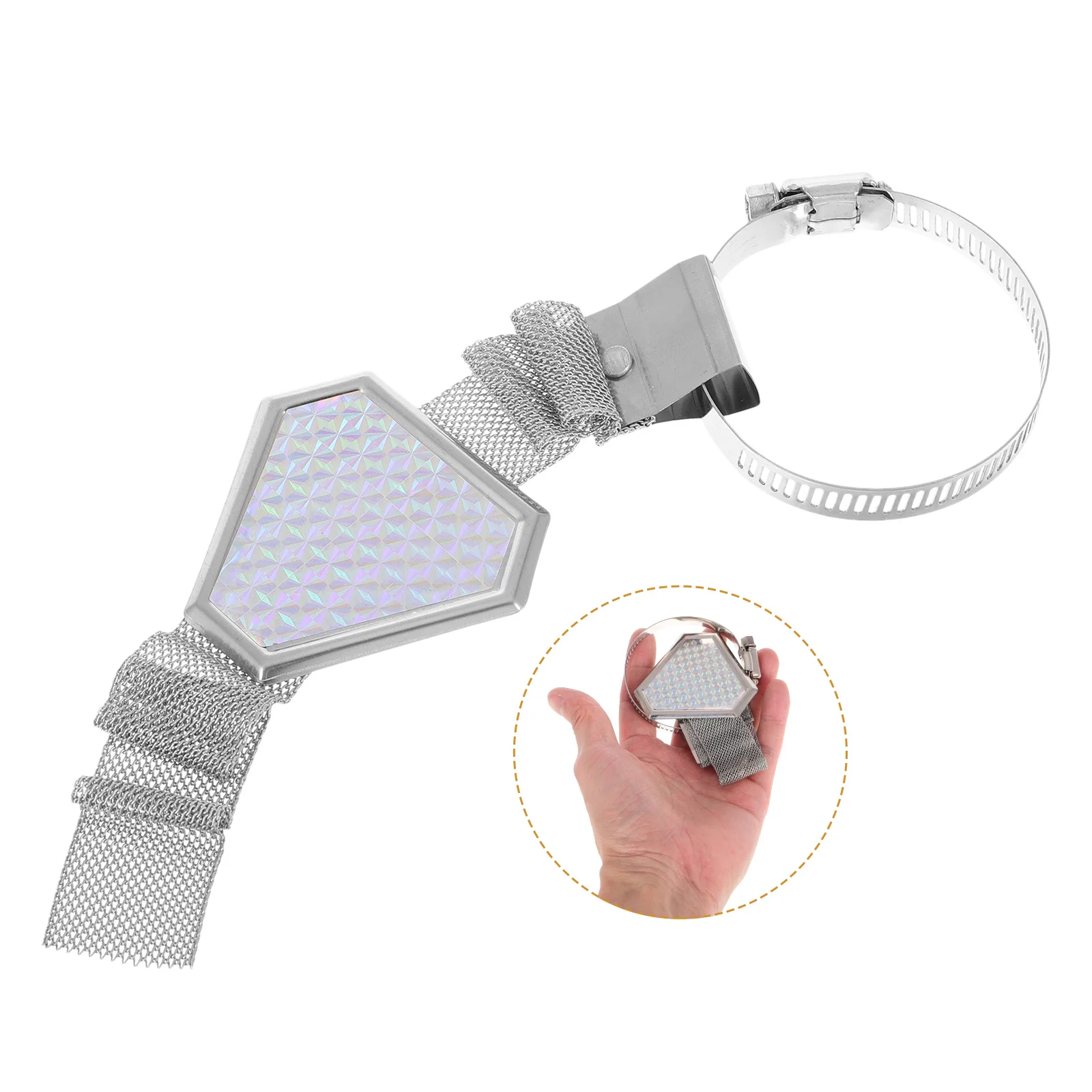 

Car Anti Static Strip Triangle Metal Grounding Belt For Vehicle Suv Truck Electrostatic Discharge Safety Strap Reflective