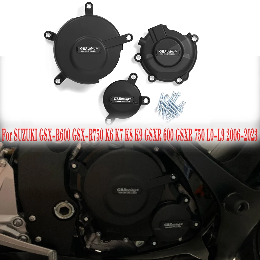 For SUZUKI GSX-R600 GSX-R750 K6 K7 K8 K9 2006-2023 GSXR 600 GSXR 750 L0-L9 2006-2023 Motorcycles Engine Cover Protector Case