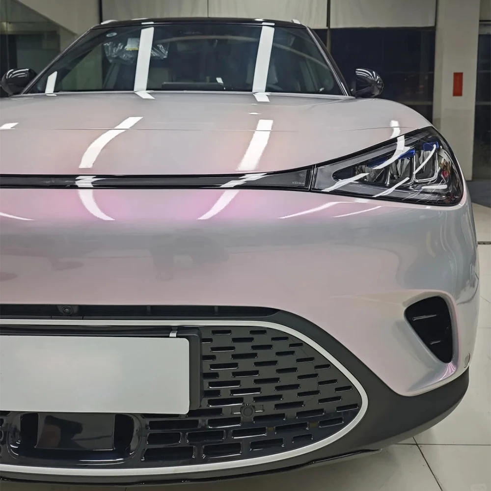 

Car Wrap Sticker Platinum Stone Grey Vinyl Film Color Change PET Bubble Free Film PVC Decal Car Accessories Interior Exterior