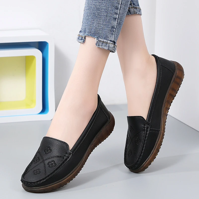 

Women sneakers Casual Sports shoes Loafers Breathable Pu Lining Massaging Insole Lightweight Daily Leisure Wear