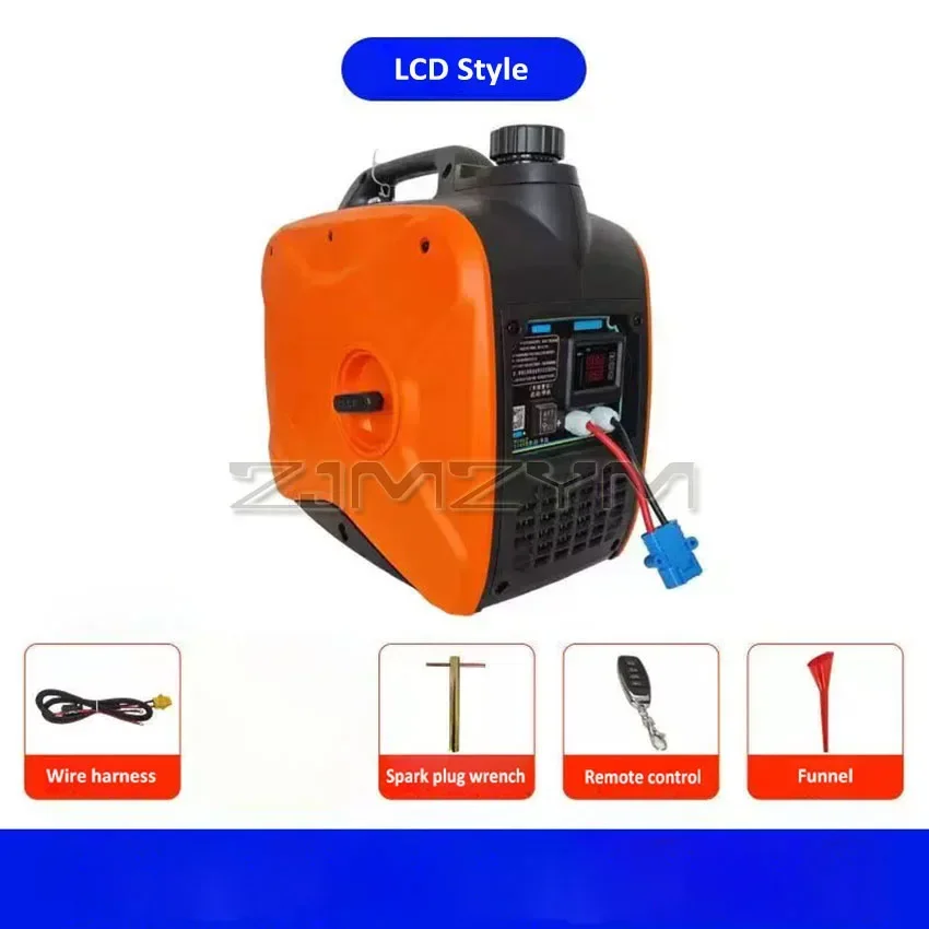 3KW Parking Air Conditioner Automatic Gasoline Generator 24V Remote Start DC Cargo Vehicle Silent Small Generator Household