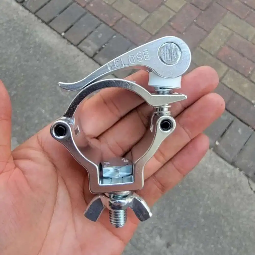 25/30/35/40/45/50mm Clamp Aluminum Quick Release Handle Fast Lock Clamps Stage Lighting Truss Tube Mount Hanger Claws Hooks DJs image 6