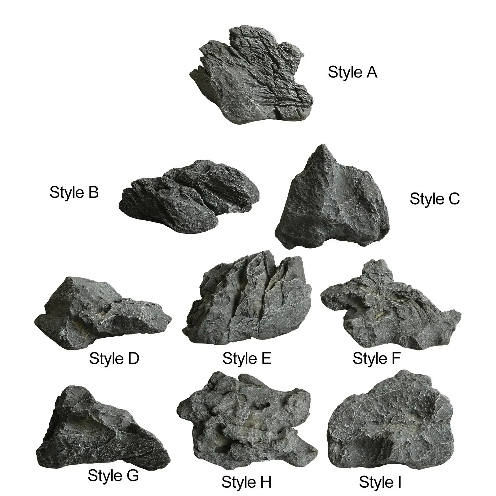 Decorative Foam Stone Courtyard Rockery Garden Backyard Hotels Landscaping Versatile Artificial Landscape Rock Realistic Model