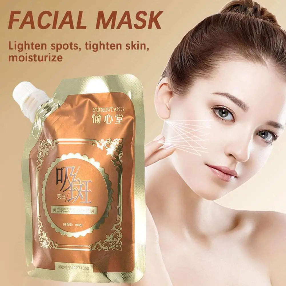 100Ml Whitening Spot Lightening Gezichtsmasker Vloeibare Traan Type Anti Rimpel Gezichtsmasker Helderder Gezichtshuid Famle Masker