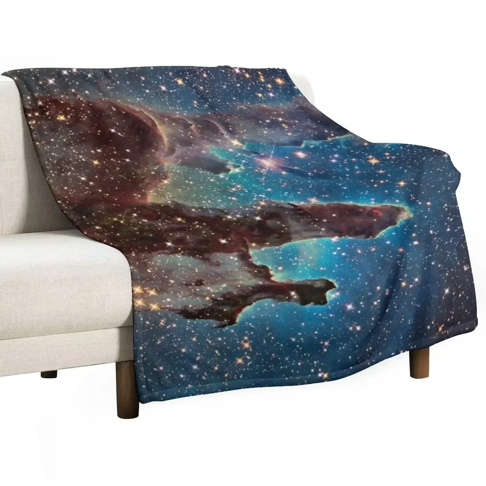 Pillars of creation - Eagle Nebula Throw Blanket cosplay anime Camping warm winter Blankets