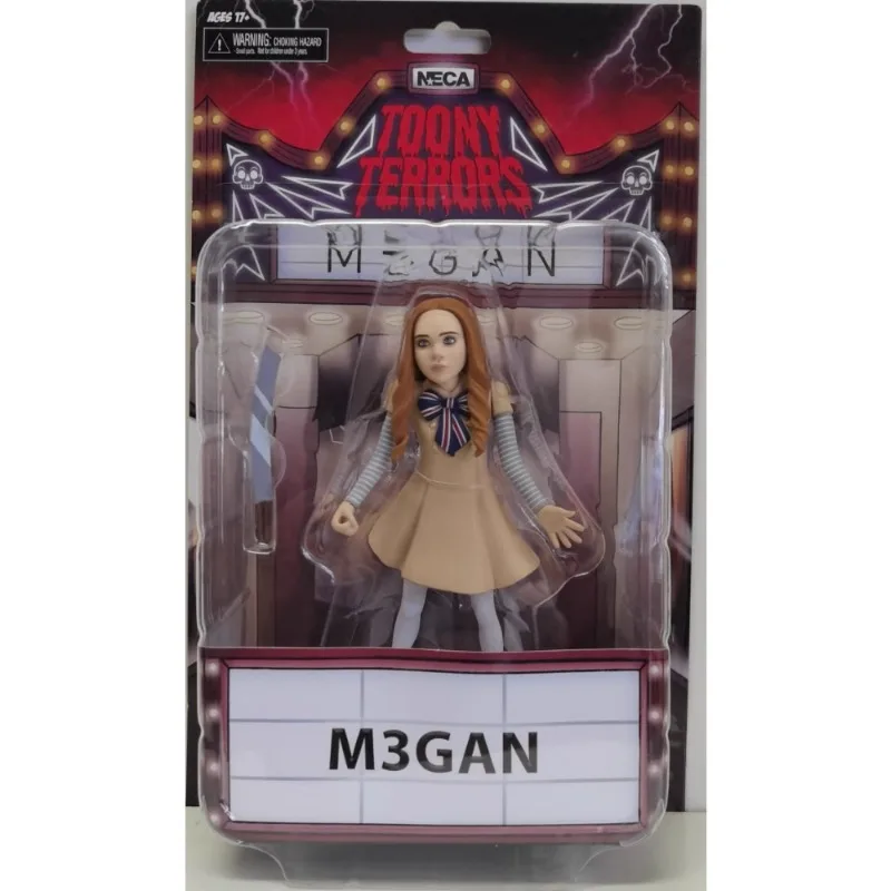 

Стандартная фигурка NECA Toony Terrors M3GAN Megan, модель игрушки, коллекционные предметы